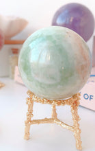 Load image into Gallery viewer, Green Caribbean Calcite Sphere
