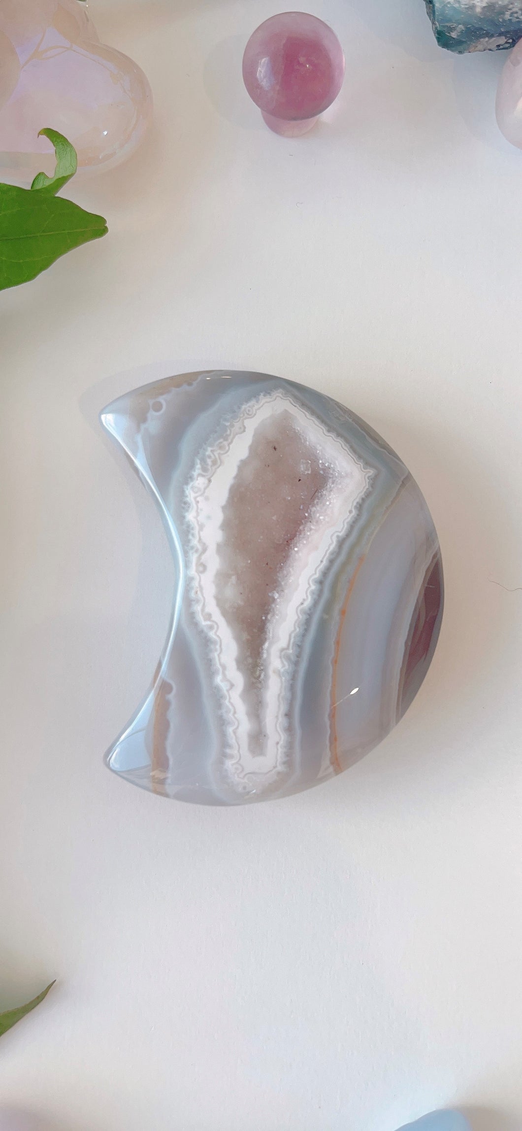 🌙Moon Agate Druze