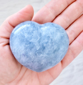 Blue Calcite Hearts 💙