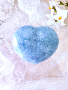 Blue Calcite Hearts 💙