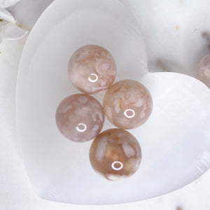 Flower Agate mini Sphere