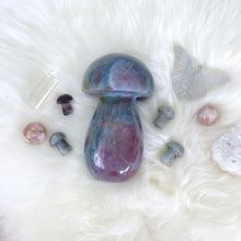 Load image into Gallery viewer, Ocean Jasper Large Blue Mushroom
