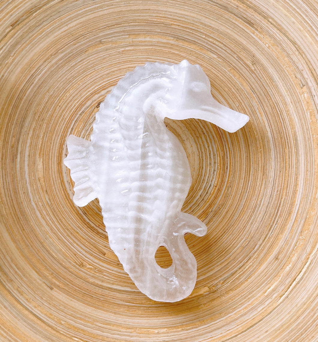 Selenite Seahorse