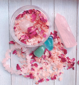 Love Healing/Activation Bath Soak & Crystal Kit