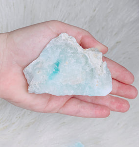 Aragonite Natural Blue Medium