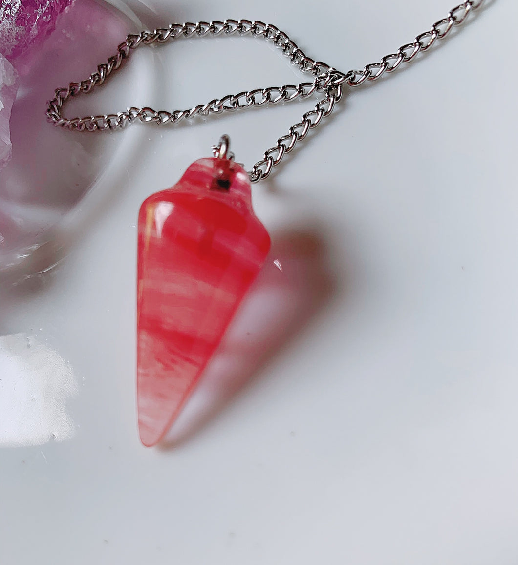 Strawberry Quartz Pendulum