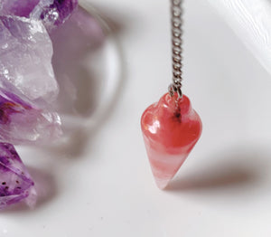 Strawberry Quartz Pendulum