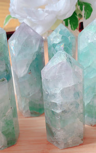 Green Fluorite Point