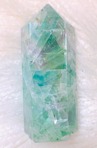 Green Fluorite Point