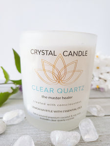 Clear Quartz Candle