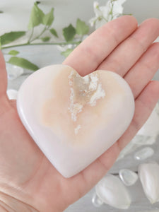 Pink Opal Heart