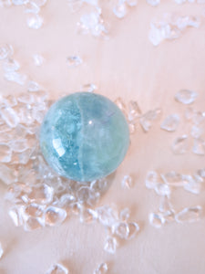 Rainbow fluorite Sphere Small