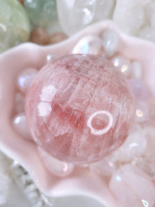 Pink Caribbean Calcite Sphere