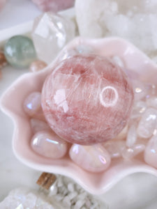 Pink Caribbean Calcite Sphere