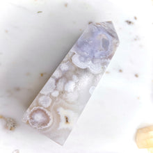 Load image into Gallery viewer, Lavender Flower Agate Druzy Towers
