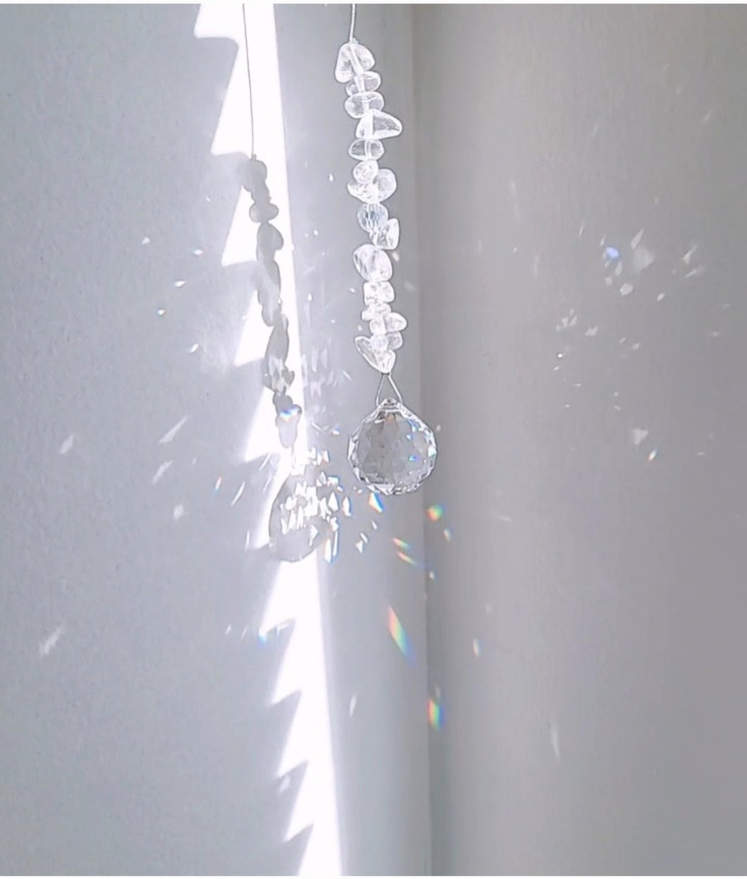 Crystal Suncatcher with Clear Quartz